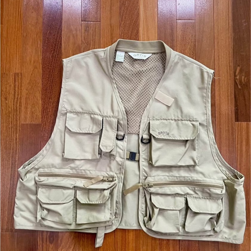 Orvis Beige Mesh Vest